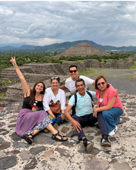 Uno de los viajes de Juanita y Daniel