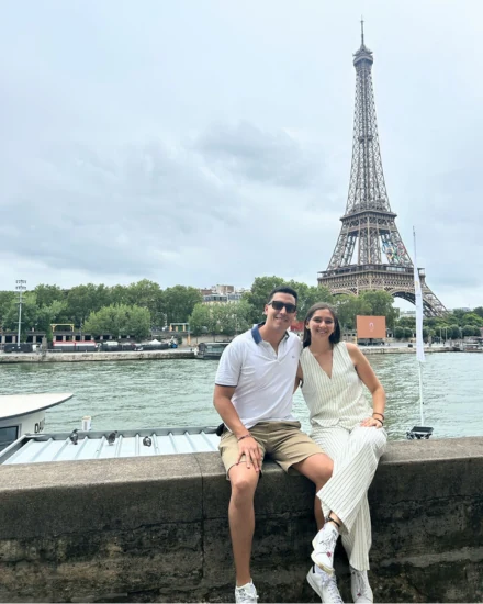 Juanita y Daniel juntos por primera vez en Europa